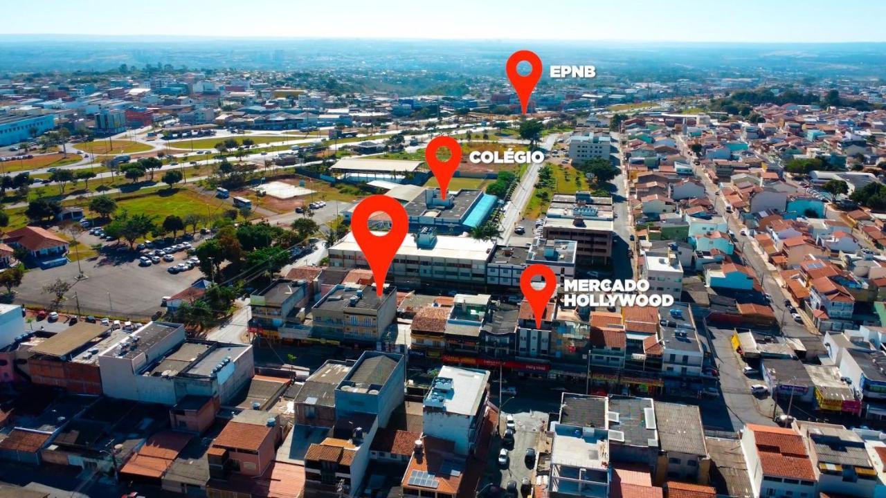 Apartamentos 2 Qtos C/Suite ,Cozinha Completa, Wi-Fi 1Giga, Jr Catito Brasília Luaran gambar